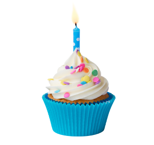 Birthday cupcake